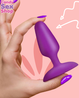 195. Bang! Flexible Vibrating Silicone Butt Plug – Purple (ja8851) (4)