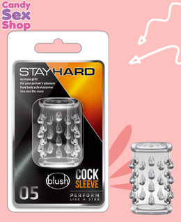 107.  Stay Hard   Cock Sleeve 05   Clear (ja6492)