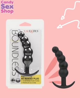 36. Boundless Vibrating X5 Beaded Plug (ja8339)