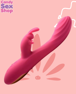 209. Power Bunnies Huggers 10x Silicone Rabbit Vibrator – Pink (ja8231) (2)