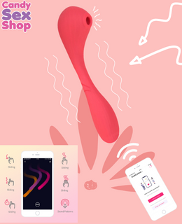 106.  Magic Bobi   2 In 1 Bendable Vibrating   Red (ja6628) (4)