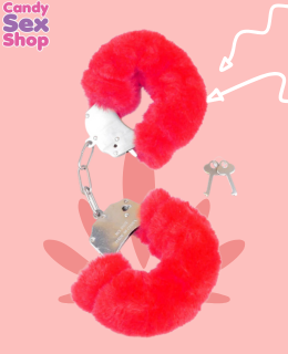 3. Begginer’s Furry Cuffs Red Pipedream (ja3480) (2)