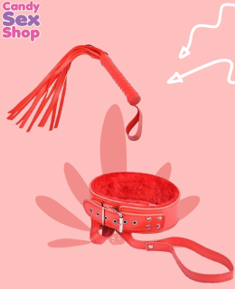 82.  Set Bdsm   Kit Domination   Red (ja6778)