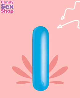 221. Bang! Silicone Bullet Flexible   Blue (ja8907) (2)