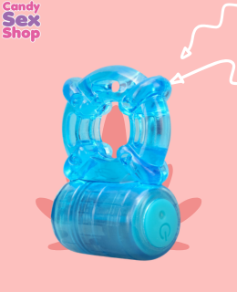 104. (ja6375) Stay Hard   Rechargeable 5 Fuction   Cock Ring   Blue (3)