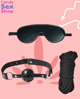 137. Set Bdsm Kit Experience Black(ja8137)