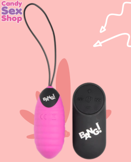 45.  Bang! 28x Swirl Silicone Egg   Pink (ja6473)