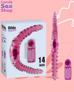 415. Dildo Double Ended – Pink (ja8877)