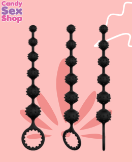 26. S Hande   Toto   Anal Beads   Black (ja6937) (5)