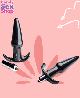180. Fr Vibrating Thrilling Smooth Anal Plug – Black (ja5525) (3)