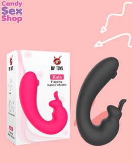 217. Kala Tapping Rabbit Vibrator   Black   Ws Nv084 (ja8271)