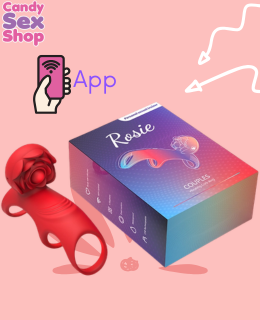 184. Rosie Couples Vibrating Cock Ring   Red (ja8773)