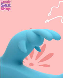 223. Power Bunnies Snuggles 10x Silicone Rabbit Vibrator – Teal (ja8355) (5)