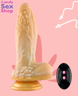 417. Liquid Silicone Series Dildo Flesh Rechargeable Qsgj 004 (ja8874) (2)