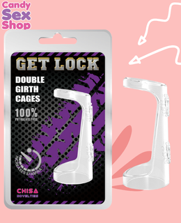 138.  Double Girth Cages Clear (ja7115)