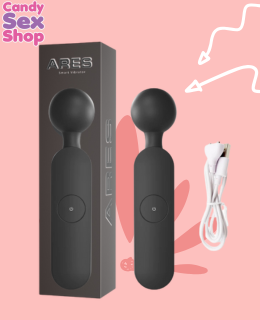 272.  Lilo   Ares Vibrator Wand    Black (ja7007)