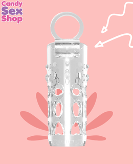 39.  Vibrating Sleeve Enhancer Clear (ja5687) (2)