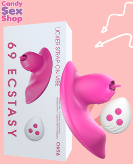 206. Licker Strap On Vibe (ja8651)