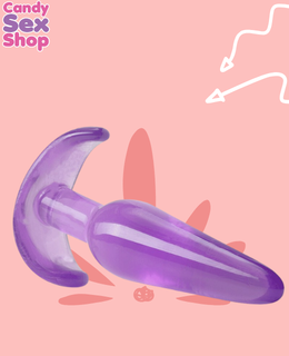 72.  B Yours   Slim Anal Plug   Purple (ja5430) (3)