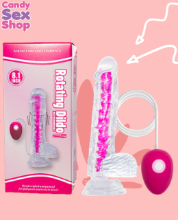 395. Vibrador Dildo Gel   Pink   Qsd 010 A (ja8662)