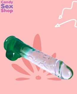 182. Lance´s Cock 9.6 Inch Dildo Bicolor    Green(ja7265) (2)