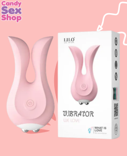 188. Rabbit Ears Vibrator – Pink (ja8279)