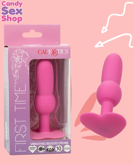 185. First Time Vibrating Beaded Probe – Pink (ja8565) (2)
