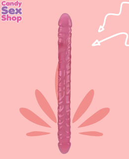 335. Dildo Double Ended 13.2 Inch   Pink (ja8527) (2)