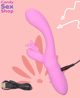 248. Angel Rabbit Vibrator   Pink Yqw 1089 (ja8640) (7)