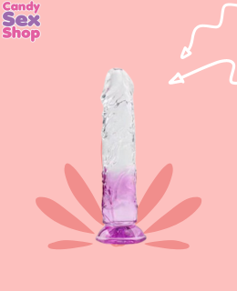 191.dildo Macizo Gel Morado (ja7345)