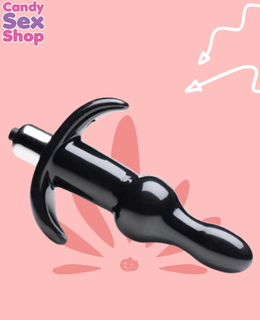 112.  Fr Vibrating Rolling Bumpy Plug   Black (ja6536) (5)