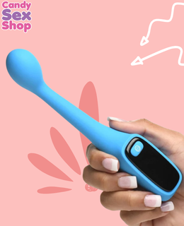 413. Bang! Digital Silicone Vibrator – Blue (ja8854) (6)