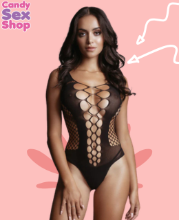 78.  (bo) Contrast Fence Net Teddy (ja6565)
