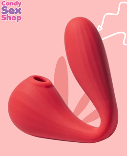 106.  Magic Bobi   2 In 1 Bendable Vibrating   Red (ja6628) (7)