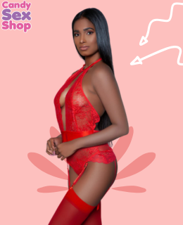 188. Ophelia Bodysuit Red Large   Talla Grande (ja8366) (2)