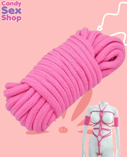 95.  10 Meters Fetish Bondage Rope Pink (ja6867) (3)