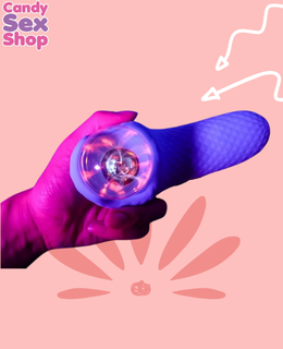 351. Plasma Ball Vibrador 2n1   Teal (ja8247) (5)