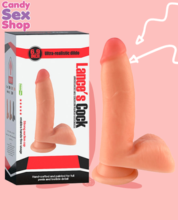 324. Lances Cock Realistic Dildo 6.9 Inch – Flesh (ja8491)