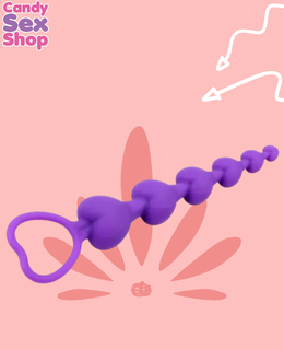 28.  Heart Booty Beads   Purple (ja7121) (2)