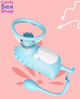 87. Dinosaur Suction, Rotating & Vibrator   Blue (3)