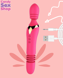 360. Lucy Vibrating Rod – Pink   Hb031b (ja8276) (5)