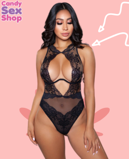 190. Davina Bodysuit Black Xl – Talla Extra Grande (ja8368)