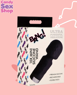 283.10x Mini Silicone Wand – Black (ja7206)