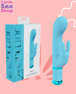 225. Belle   10 Function Rabbit Vibe   Silicone – Rechargeable (ja8354)