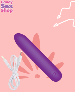 208. Bang! Tapered Silicone Bullet   Purple (ja8631) (3)