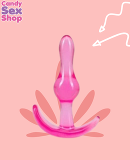 73.  B Yours   Curvy Anal Plug Pink (ja5432) (2)