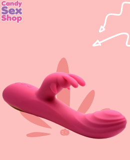 209. Power Bunnies Huggers 10x Silicone Rabbit Vibrator – Pink (ja8231) (3)