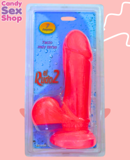 01. Dildo De Latex El Rudo 2 – Pink (ja5450)