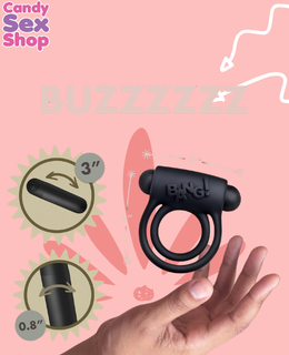 90.  Bang! Silicone Cock Ring & Bullet W Remote Control Black (ja6146) (3)