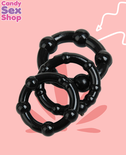 19. Get Lock Beaded Rings Black Chisa (ja3234) (4)